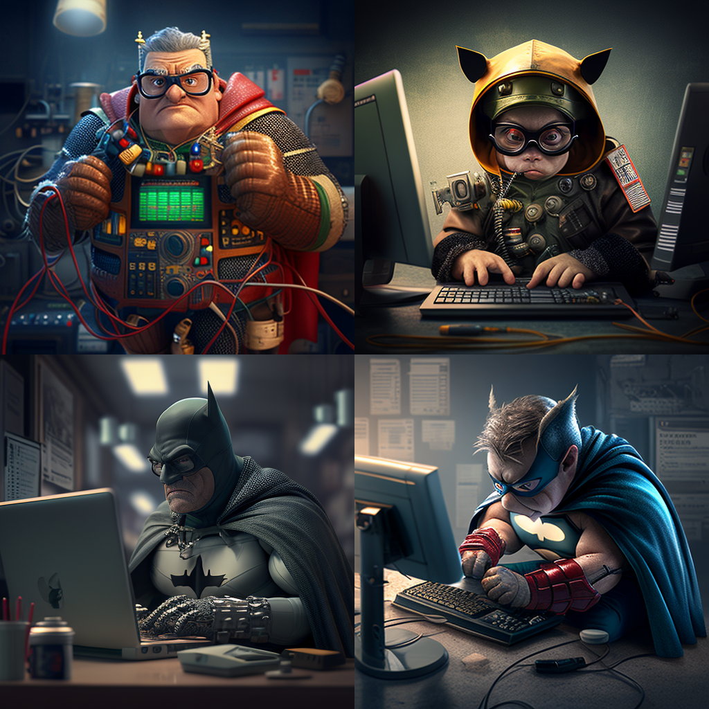 Developer Batman Computer How cybersecurity can be apply to artificial intelligence for software ...